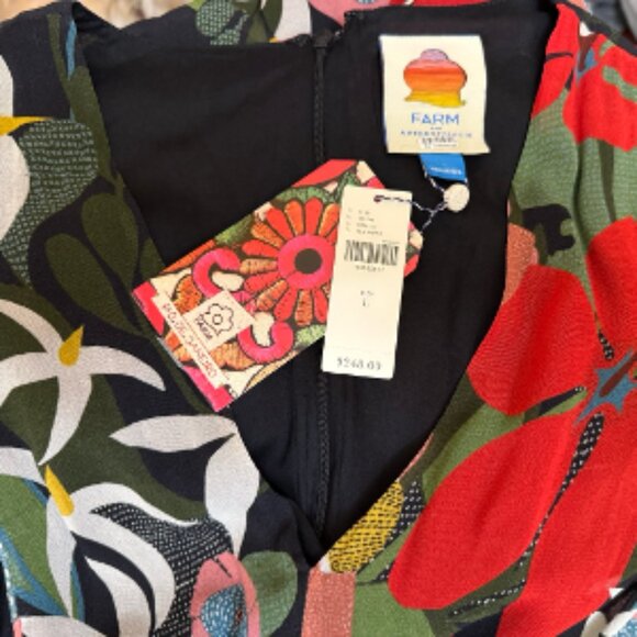 Farm Rio Floral Maxi Dress - L - NWT - Picture 6 of 6